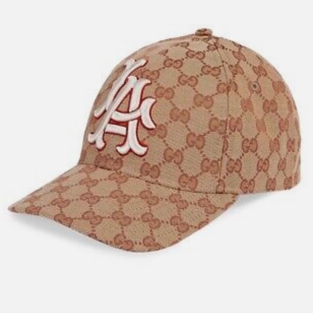 LIMITED EDITION - Gucci & LA Dodgers Tan Cap GG Logo